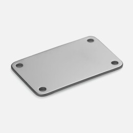 Разное Шильдик металлический Furo, серебристый