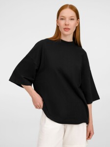 andor Футболка оверсайз унисекс T9, черная