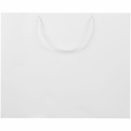 сделано в России Пакет бумажный с ламинацией Lami Tote L, белый