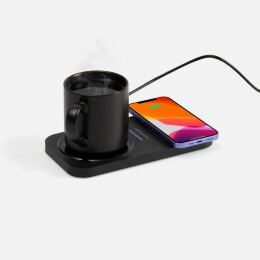 Uniscend Беспроводное зарядное устройство с подогревом кружки Hot Task, черное