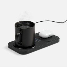 Uniscend Беспроводное зарядное устройство с подогревом кружки Hot Task, черное