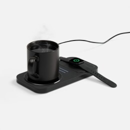 Uniscend Беспроводное зарядное устройство с подогревом кружки Hot Task, черное