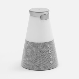 Uniscend Bluetooth-колонка с беспроводной зарядкой и подсветкой Cone Sonance, серая