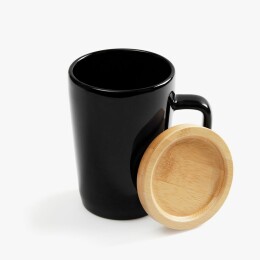 Molti Кружка Vierra с крышкой-костером, черная