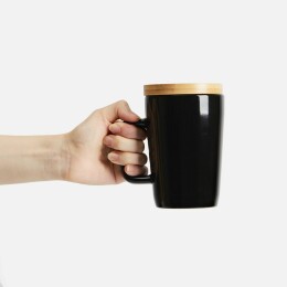 Molti Кружка Vierra с крышкой-костером, черная