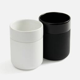 Molti Кружка Nabo с силиконовым держателем, черная