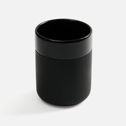 Molti Кружка Nabo с силиконовым держателем, черная