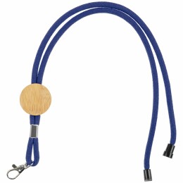 Разное Шнурок для бейджа Tube Wood, синий