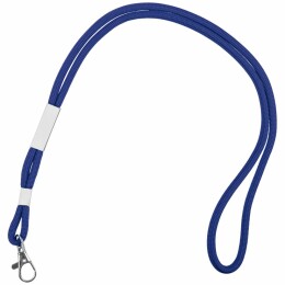 Разное Шнурок для бейджа Tube Metal, синий