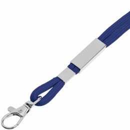 Разное Шнурок для бейджа Tube Metal, синий