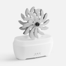 Molti Увлажнитель-ароматизатор Steam Spin, белый с серым