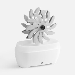 Molti Увлажнитель-ароматизатор Steam Spin, белый с серым