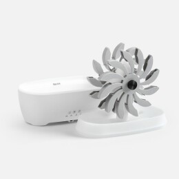 Molti Увлажнитель-ароматизатор Steam Spin, белый с серым