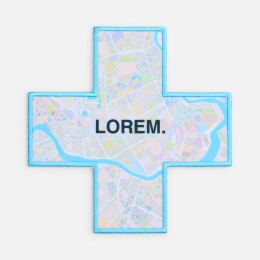 сделано в России Шеврон из габардина Gabo S, белый