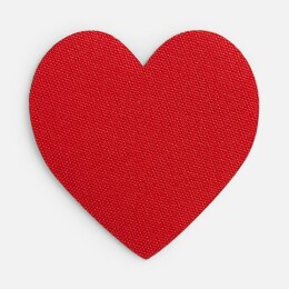 сделано в России Наклейка тканевая Lunga Сor, M, красная