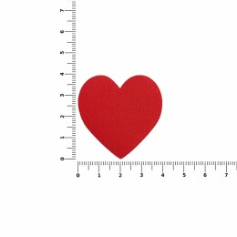 сделано в России Наклейка тканевая Lunga Cor, M, красная