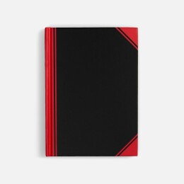 Разное Блокнот Accenti Mini, черный с красным