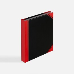 Разное Блокнот Accenti Mini, черный с красным