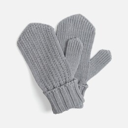 teplo Варежки Nordkyn, светло-серый меланж