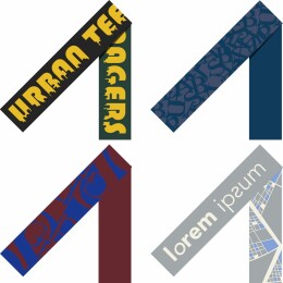 сделано в России Шарф Tricksy Classic Net, XXL на заказ, акрил