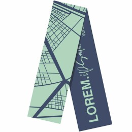 сделано в России Шарф Tricksy Classic Net, XXL на заказ, акрил