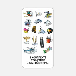 Relaxika Термос Relaxika 1000 со стикерпаком, черный