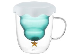 YoonY Кружка с двойными стенками с елочкой внутри "Winter Wonderland"