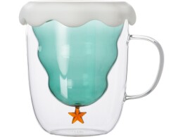 YoonY Кружка с двойными стенками с елочкой внутри "Winter Wonderland"