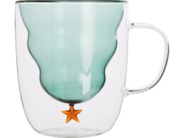 YoonY Кружка с двойными стенками с елочкой внутри "Winter Wonderland"