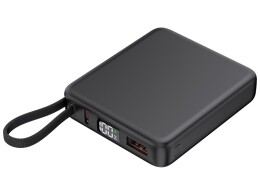 Разное Внешний аккумулятор с подсветкой лого "Nex", 5000 мАч, черный