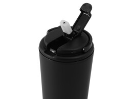 Разное Термокружка с трубочкой «Moment Straw», 350 мл, черный