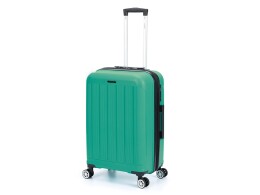 Torber Чемодан TORBER В Отпуск, ярко-бирюзовый, полипропилен, 65,5 х 43,5 х 26 см, 62 л