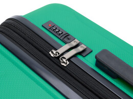 Torber Чемодан TORBER В Отпуск, ярко-бирюзовый, полипропилен, 65,5 х 43,5 х 26 см, 62 л