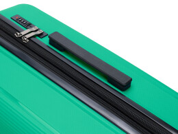 Torber Чемодан TORBER В Отпуск, ярко-бирюзовый, полипропилен, 65,5 х 43,5 х 26 см, 62 л