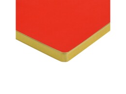 Bruno Visconti Ежедневник недатированный А5 "Megapolis Nebraska Flex", красный с золотым обрезом (Р)