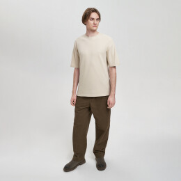 Portobello Футболки Футболка унисекс премиум AURA, 100% хлопок 200гр. бежевый, размер XS/S