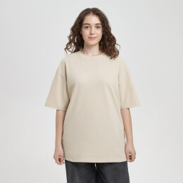 Portobello Футболки Футболка унисекс премиум AURA, 100% хлопок 200гр. бежевый, размер XS/S