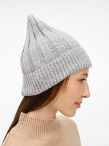 Sherst Шапка Bellish, светло-серый меланж