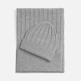 Sherst Шарф Bellish, светло-серый меланж