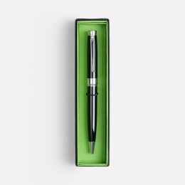 Разное Ручка шариковая Broad Ring в футляре, глянцевая, черная