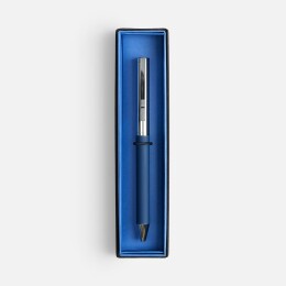 Разное Ручка шариковая Eyeshot Soft Touch в футляре, темно-синяя