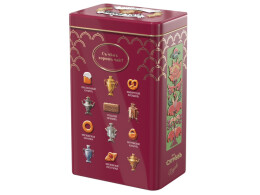 Сугревъ БОЛЬШАЯ БАНКА С РЕЛЬЕФОМ.(22 см !!) с зимним набором: Имбирное печенье и Имбирный чай. Вес нетто:500г