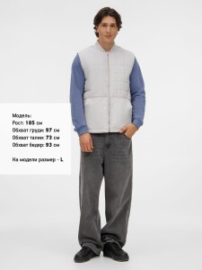 Molti Жилет унисекс Warmbridge, светло-серый