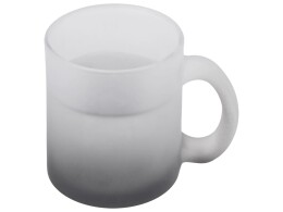 Разное Стеклянная матовая кружка с градиентом для сублимации, черный "Ombre Sub"