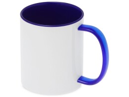 Разное Керамическая кружка со стеклянной ручкой для сублимации "Charm", синий