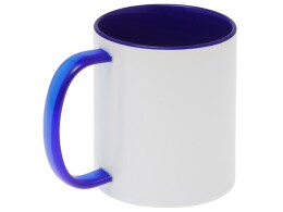 Разное Керамическая кружка со стеклянной ручкой для сублимации "Charm", синий