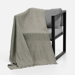 Molti Плед Saltoro, темно-серый