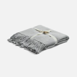 Molti Плед Saltoro, светло-серый