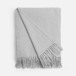 Molti Плед Saltoro, светло-серый