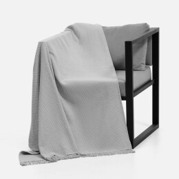 Molti Плед Saltoro, светло-серый